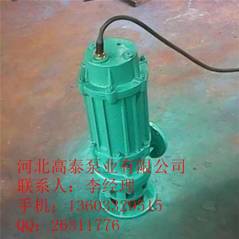 WQ潛污泵 40WQ12-15-1.5無(wú)堵塞潛水排污泵